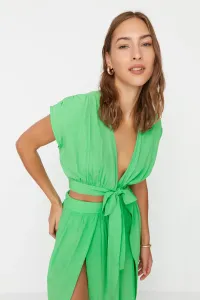Trendyol Green Lace Detailed Top-Upper Set