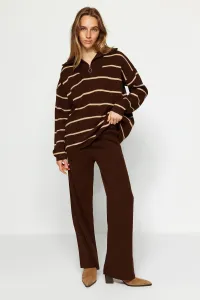 Trendyol Brown Wide Fit Knitwear Two Piece Set