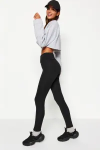 Trendyol Winter Essentials/Ski Collection Black Plush Lined Full Length Tights #8883271