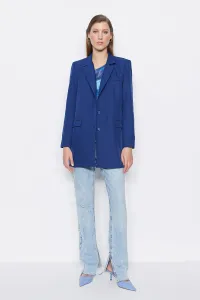 Trendyol Navy Blue Woven Lined Blazer Jacket