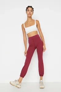 Trendyol Claret Red Jogger Recovery Knitted Sports Sweatpants