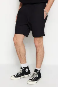 Trendyol Black Men's Regular Fit Shorts