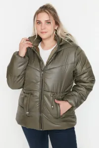 Trendyol Curve Khaki Oversized Puffer Coat #5332967