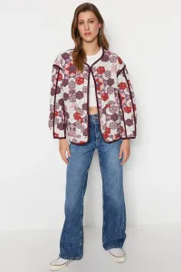 Trendyol Multicolored Patterned Quilted Coat