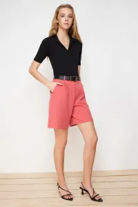 Trendyol Pale Pink Regular Fit Pocketed Woven Shorts