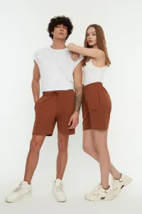 Trendyol Shorts - Brown - Normal Waist #2799647