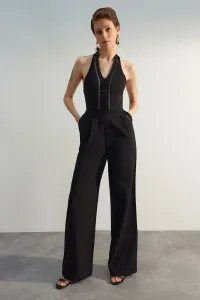 Trendyol Limited Edition Black Sleeveless Woven Jumpsuit