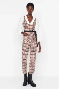 Trendyol Multicolored Belted Collar Detailed Woven Jumpsuit #4953997