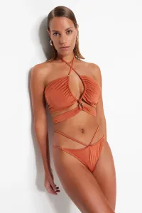 Trendyol Bikini Set - Brown - Plain