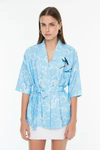 Trendyol Blue Tied Kimono&Caftan #4768261