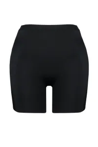 Trendyol Curve Black High Waist Knitted Bikini Bottom
