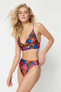 Trendyol Floral Pattern High Waist Hipster Bikini Bottom #8971567