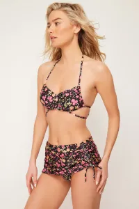 Trendyol Floral Patterned Bralette Brazilian 3-Piece Bikini Set #8971618