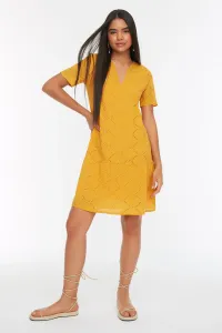 Dámske šaty Trendyol Mustard #746697