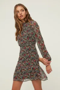 Trendyol Multicolored Patterned Stand Collar Dress #753976