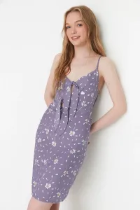Trendyolové šaty - fialová - áčková línia #4364087