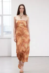 Trendyol Limited Edition Tile Back Detail Satin Maxi Woven Dress #9193602