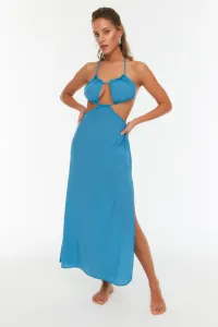 Trendyol tyrkysový výrez detailné plážové šaty #718414