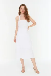 Trendyol biele halternecké šaty #4422771