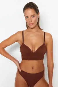 Trendyol Brown Seamless/Seamless Covered Knitted Bra #5836928