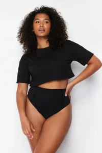 Trendyol Curve Black High Waist Panties with Recovery Effect
