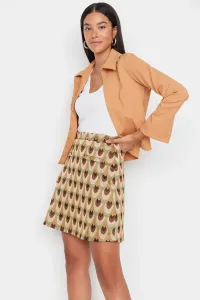 Trendyol Multicolored Mini A-Line Knitted Skirt