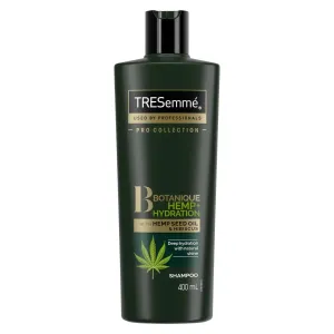 TRESemmé Hemp + Hydration šampón s konopným olejom na suché vlasy 400 ml