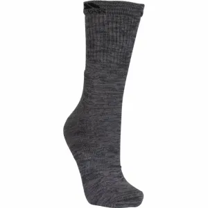 Trespass Jackbarrow Pánske vysoké ponožky - 3 páry MASOWAO30001 Carbon Melange / Stone Melange / Black 4/7