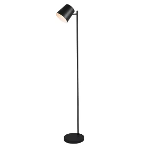Stojacia lampa čierna nabíjateľná vrátane 4-stupňovej LED stmievateľnej - Mateo