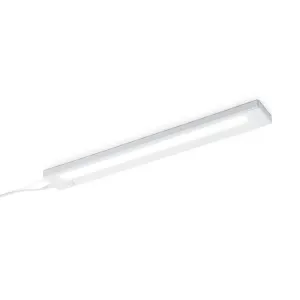Podhľadové LED svietidlo Alino, biele, dĺžka 55 cm