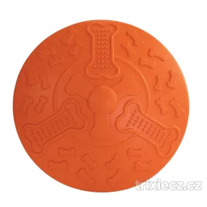 TRIXIE Hračka lietajúci tanier mini 15 cm pre psy mix farieb 1 ks