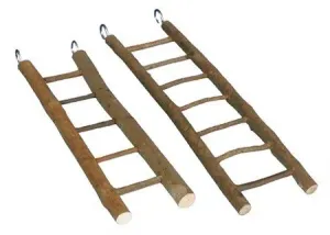 Trixie Ladder, bark wood, 7 rungs/30 cm