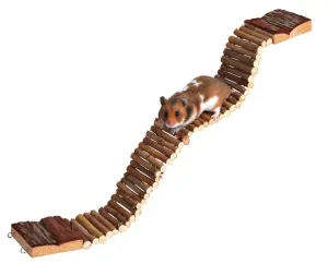 Trixie Ladder, hamsters, bark wood, 55 × 7 cm