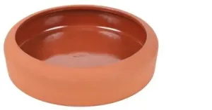 Trixie Bowl with rounded rim, ceramic, 125 ml/ř 10 cm, terracotta