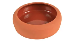 Trixie Bowl with rounded rim, ceramic, 250 ml/ř 13 cm, terracotta