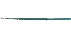 Trixie Cavo adjustable leash, L–XL: 2.00 m/ř 18 mm, ocean/graphite
