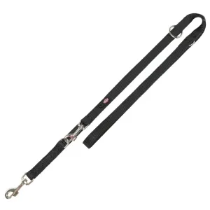 Predlžovací kábel Trixie Premium, čierny - Veľkosť M-L: dĺžka 200 cm, šírka 20 mm