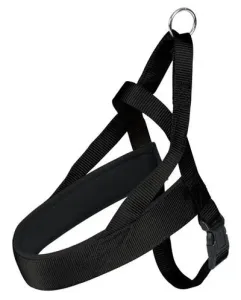 Postroj (trixie) PREMIUM comfort čierny - 4/60-76cm