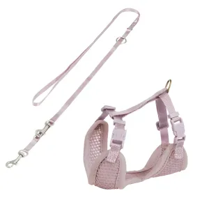 Trixie Junior puppy soft harness with leash, S–M: 26–34 cm/10 mm, 2.00 m, light lilac