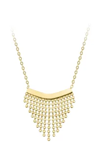 Troli Moderné oceľový náhrdelník s ozdobou Chains Gold
