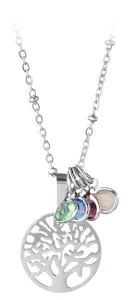 Troli Oceľový náhrdelník s vymeniteľnými prívesky (retiazka, 5x prívesok) #3812726