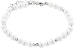 Troli Elegantný náramok so syntetickými perlami VSB0179S
