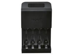 TRONIC® Nabíjačka batérií s LCD displejom TRC 4 B2 (nabíjačka vrátane 4 AAA batérií)