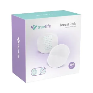TrueLife Breast Pads jednorázové prsné vložky, absorpčné 1x100 ks