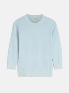 Sveter Trussardi Sweater Roundneck Melange Viscose Blend Modrá M #3769546