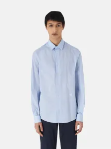 Košeľa Trussardi Shirt Italian Collar Geometric Print Modrá 40