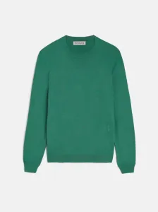 Sveter Trussardi Sweater Roundneck Viscose Nylon Blend Zelená M