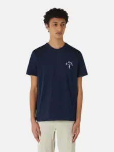 Tričko Trussardi T-Shirt Logo Cotton Jersey 30/1 Modrá M #3769325