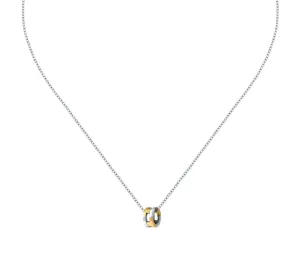 Trussardi Oceľový bicolor náhrdelník T-Logo TJAXC67 (retiazka, prívesok)