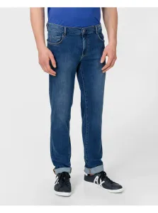 Straight fit pre mužov Trussardi Jeans - modrá #3161122